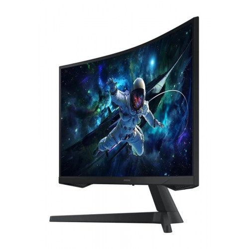 Monitor curvo para juegos Samsung odyssey g55c de 27 pulgadas resolución qhd 1000r