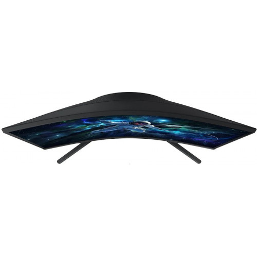 Monitor curvo para juegos Samsung odyssey g55c de 27 pulgadas resolución qhd 1000r
