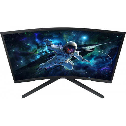 Monitor curvo para juegos Samsung odyssey g55c de 27 pulgadas resolución qhd 1000r
