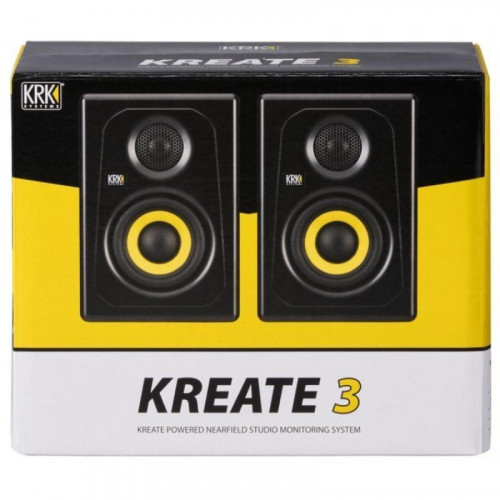 Monitor de Estudio Activo KRK KREATE 3 Bluetooth 65W Bass Reflex Pareja