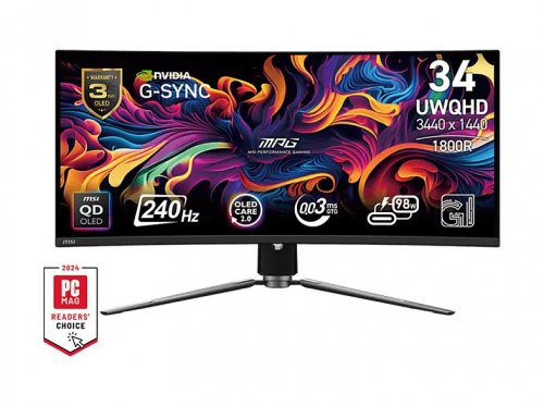 Monitor gaming - MSI MPG 341CQPX QD-OLED, 34.18