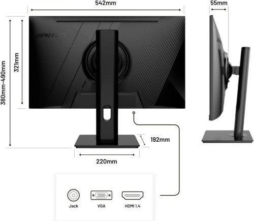 Monitor JAPANNEXT JN-IPS2382FHDR-HSP