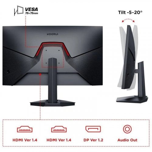 Monitor koorui 24e3 23,8