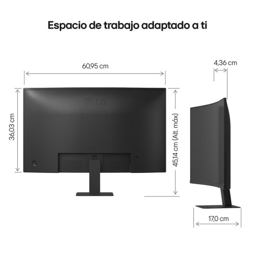 Monitor PC curvo 69cm (27