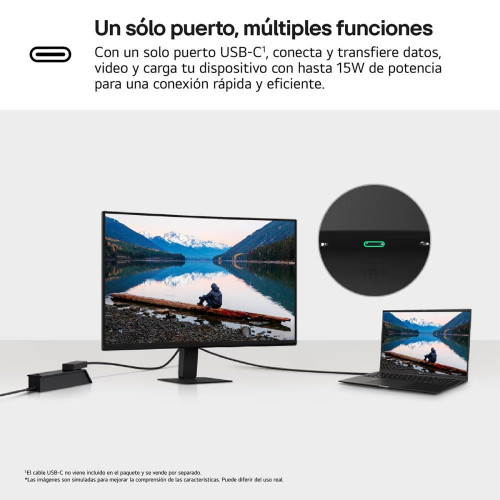 Monitor PC curvo 69cm (27