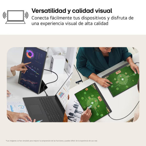 Monitor PC portátil 43cm (17