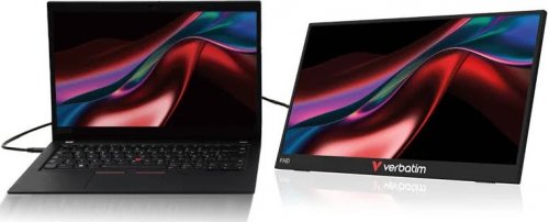 Monitor Portátil Táctil Verbatim Touch Light 14