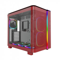 Montech KING 95 PRO Cristal Templado USB 3.2 Rojo