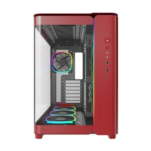 Montech KING 95 PRO Cristal Templado USB 3.2 Rojo