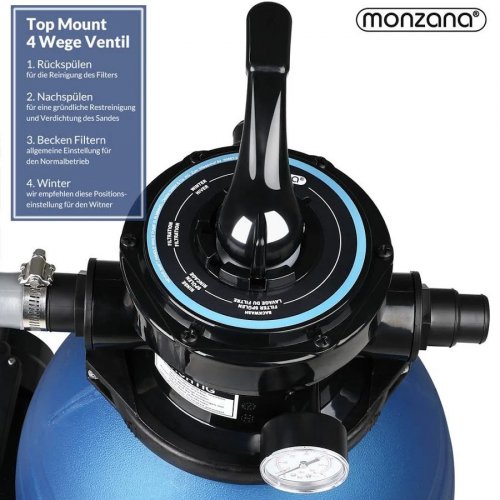Monzana Depuradora piscina SF110K 11000 L/h