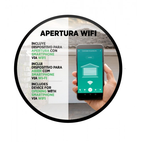Motor para puerta basculante de garaje DIMOEL Kit Dimo 700 wifi