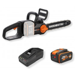 Motosierra a batería Worx Nitro 20V 4ah 30 cm longitud espada wg350e