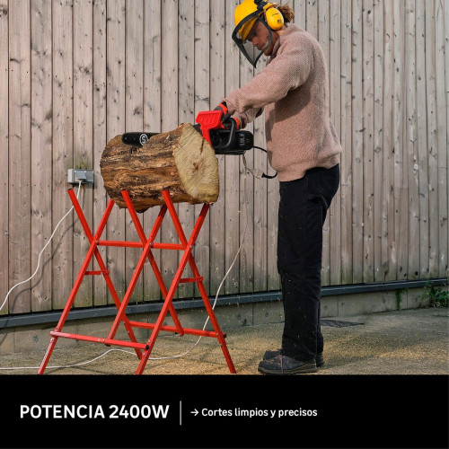 Motosierra eléctrica STERWINS 2400W 45 cm largo espada