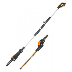 Motosierra pértiga de batería Worx wg908e 20v 2ah 20 cm longitud