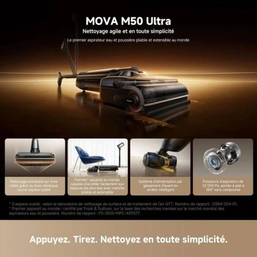 Mova M50 Ultra Aspiradora escoba y de suelos