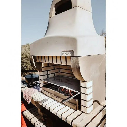 MOVELAR Barbacoa obra carb-len bailen xl plus 2 bancadas c/b