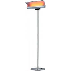 MPC Calefactor Infrarrojo de Piso 2000w Gris metal con Reflector