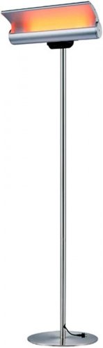 MPC Calefactor Infrarrojo de Piso 2000w Gris metal con Reflector