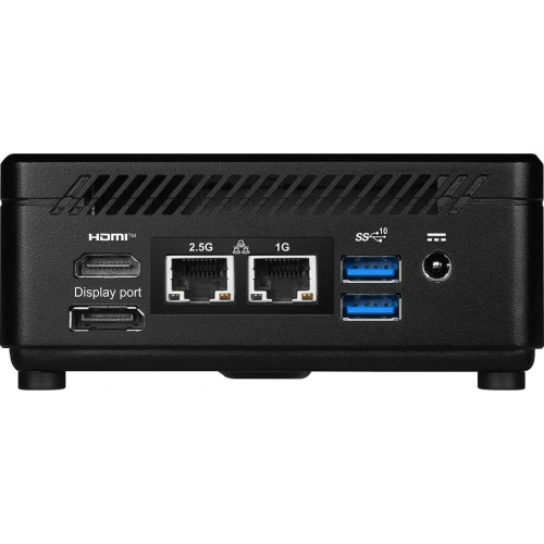 MSI Cubi 5 1M-498EU Intel Core 3 100U 8 GB DDR5-SDRAM 512 GB SSD Windows 11 Home Mini PC Negro