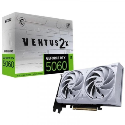 MSI GeForce RTX 5060 VENTUS 2X OC 8GB GDDR7 Reflex 2 RTX AI DLSS4 Blanca
