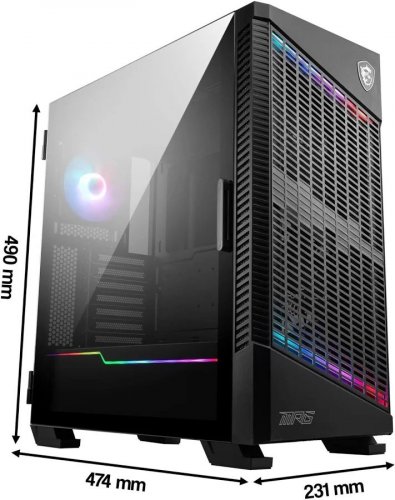 MSI MPG Velox 100P Airflow