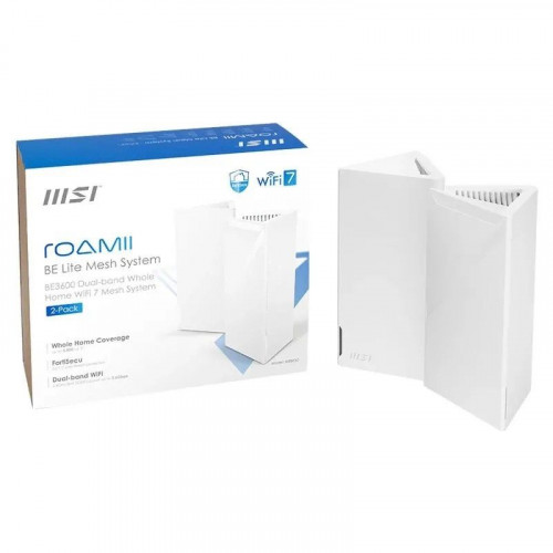 MSI MRBE50-2PK Roamii BE Lite Mesh System-2 Pack