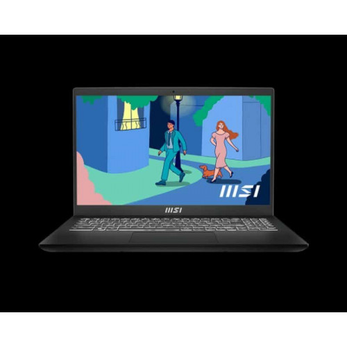 MSI PORTATIL MODERN 15 B12M-025XES CLASSIC negro I5-1235U/8GB/SSD512GB/Intel Iris Xe/15.6FHD/FDOS