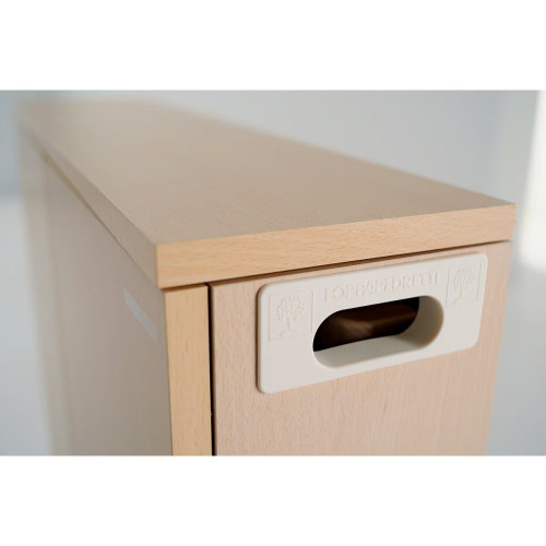 Mueble con tabla de planchar 124x64 Stiraemolla Foppapedretti Natural