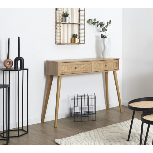 Mueble consola 2 cajones BALI