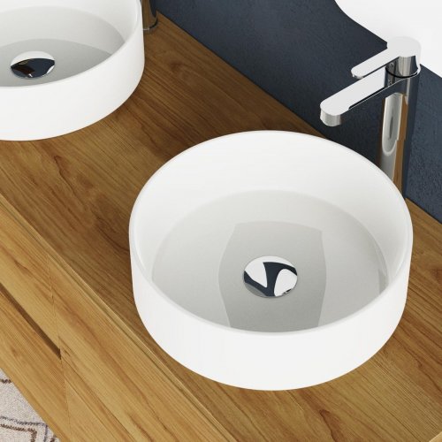 Mueble de baño con lavabo Alda Teca natural 120x45 cm con 4 cajones