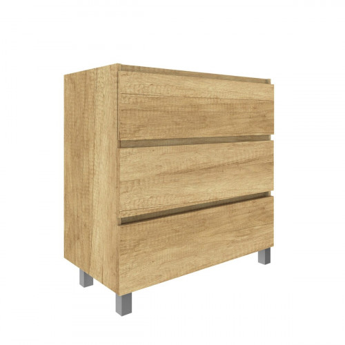 Mueble de baño Espacio marrón 80x46 cm (lavabo no incluido)