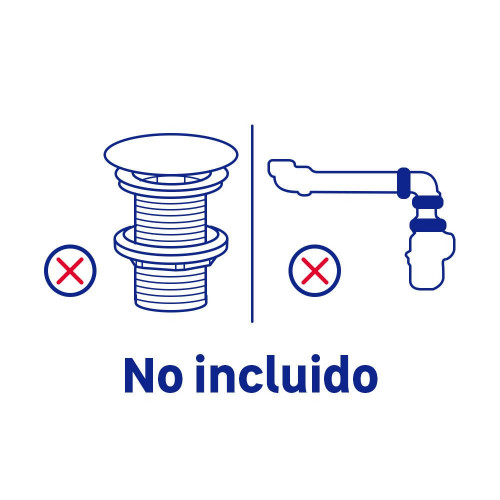 Mueble de baño Lain blanco 60x45 cm (lavabo no incluido)
