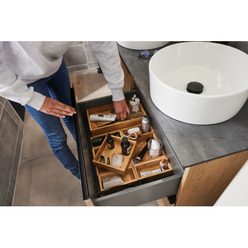 Mueble de baño New Studio roble claro 60x48.1 cm (lavabo no incluido)