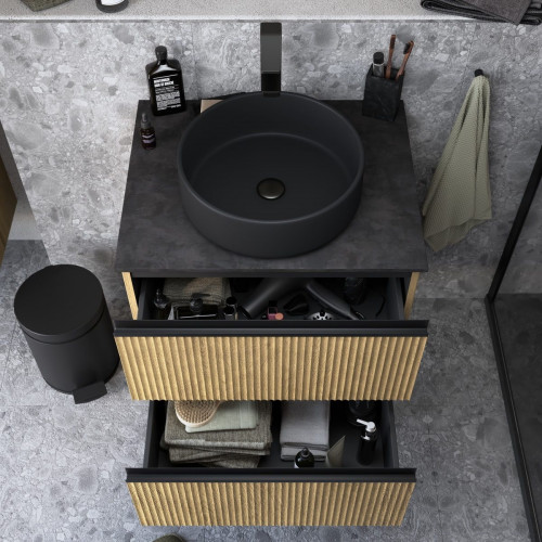 Mueble de baño New Studio roble claro 60x48.1 cm (lavabo no incluido)