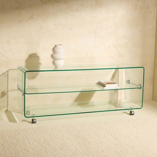Mueble de TV de cristal Shiny EuroVolter Cristal