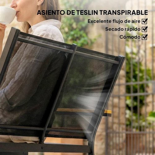 Muebles de jardín Outsunny 110x63.5x84 cm