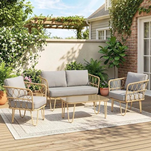Muebles de Jardín Outsunny Acero