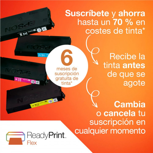 Multif Epson WF-4825DWF A4 Color Fax Negra