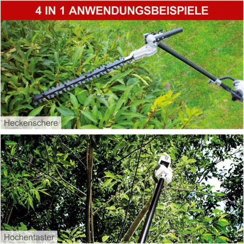 Multiherramienta de jardinería a gasolina MFH5200-4P Scheppach