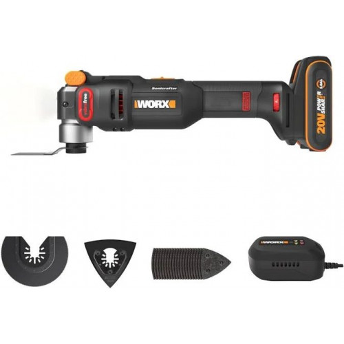 Multiherramienta eléctrica sin Cable worx de 2 ah wx698