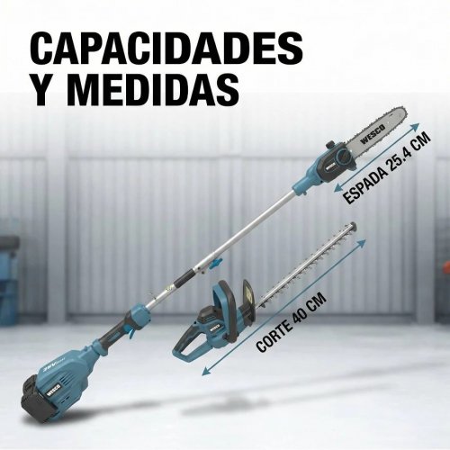 Multiherramienta jardin 5 en 1 wesco