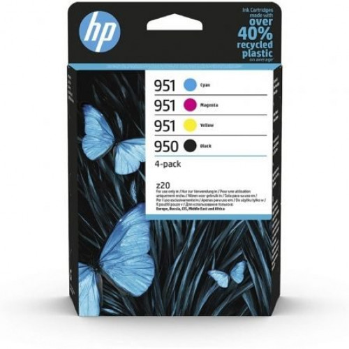 Multipack Cartuchos Hp 950 Negro + Hp 951 Cian + Hp 951 Amarillo + Hp 951 Magenta Original