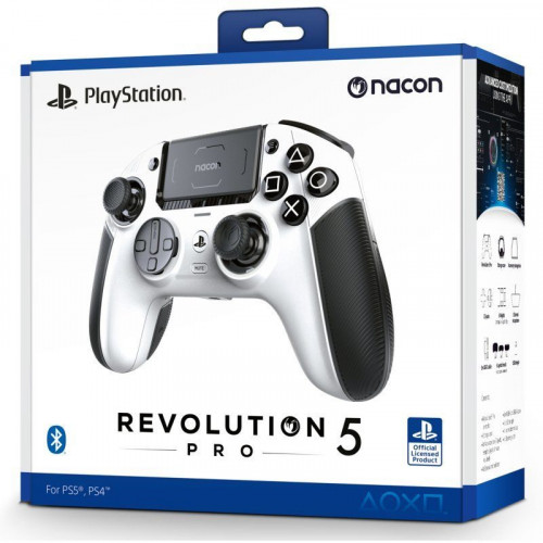 Nacon Revolution 5 Pro Mando Inalámbrico para PC/PS5/PS4 Blanco