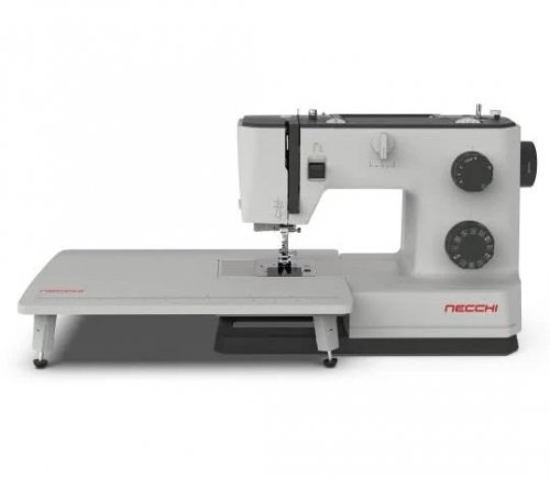 Necchi Q132 A Máquina de coser mecánica con mesa extensible