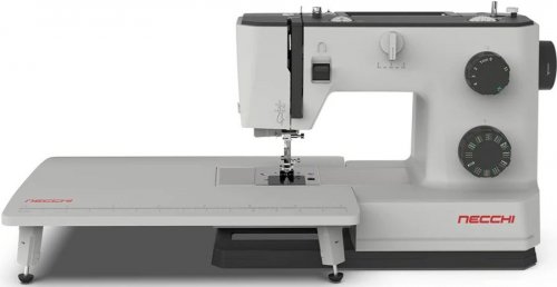 Necchi Q132 A Máquina de coser mecánica con mesa extensible