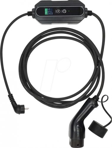 NEDIS, cargador, 16 a, 3,7 kW, 5 m, tipo 2, CEE7/7
