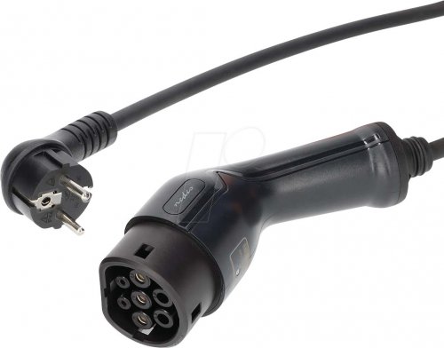 NEDIS, cargador, 16 a, 3,7 kW, 5 m, tipo 2, CEE7/7