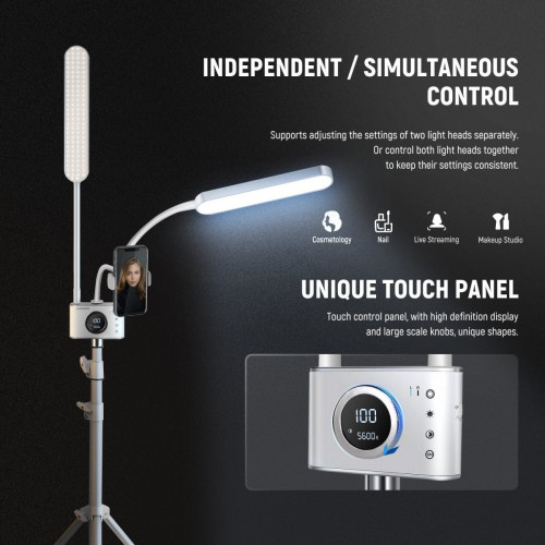 NEEWER BH40B Pro Dual Arm Flex Creator Light