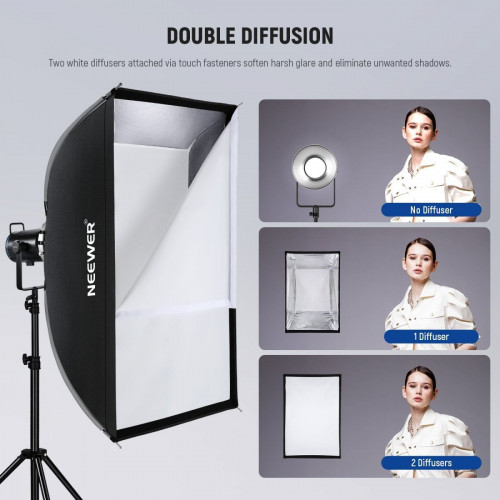 NEEWER NS16S/NS17S Nylon Rectangular Softbox Strip Box