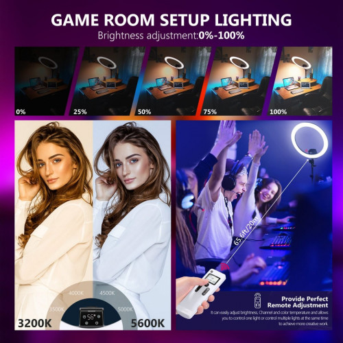 NEEWER SRP18-2.4G Remote 18-inch LED Ring Light
